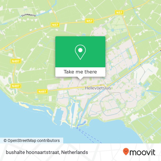 bushalte hoonaartstraat Karte