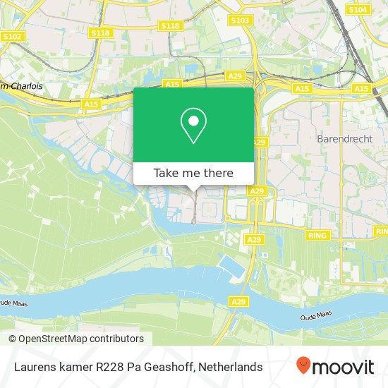 Laurens kamer R228 Pa Geashoff map