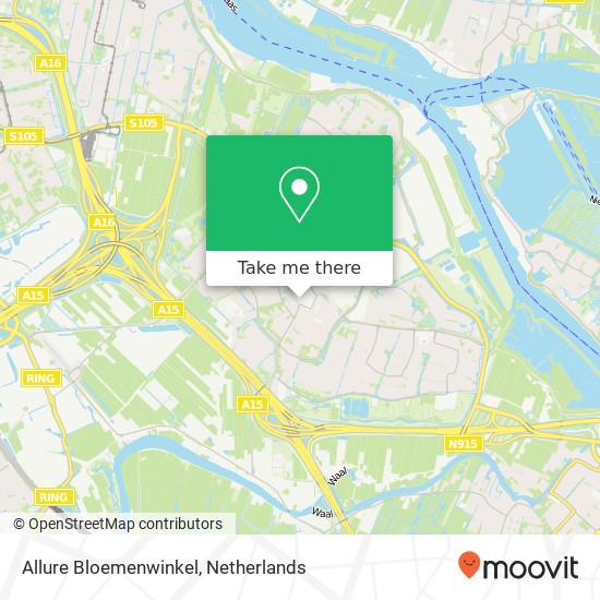 Allure Bloemenwinkel map