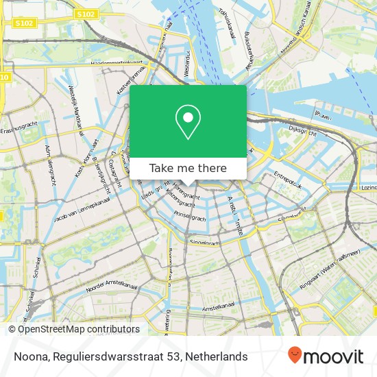 Noona, Reguliersdwarsstraat 53 map