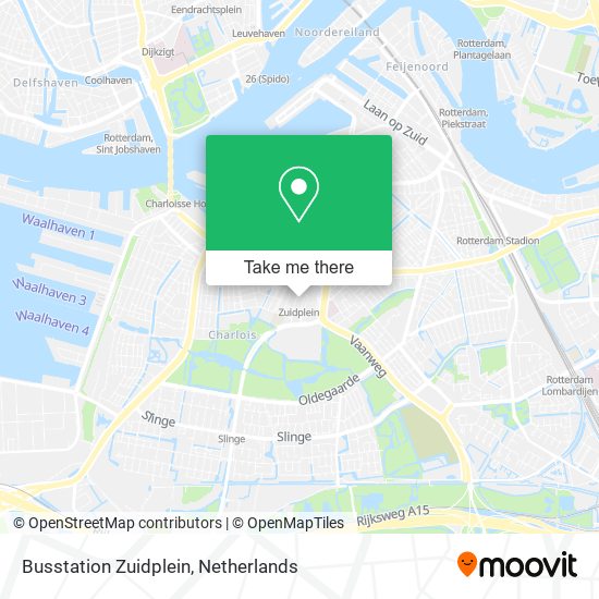 Busstation Zuidplein map