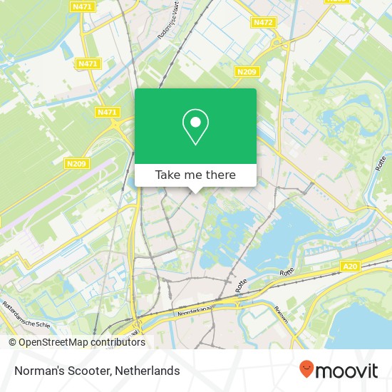 Norman's Scooter map