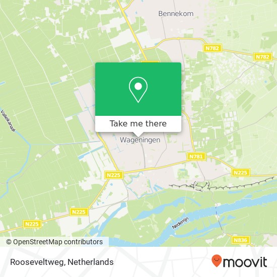 Rooseveltweg map