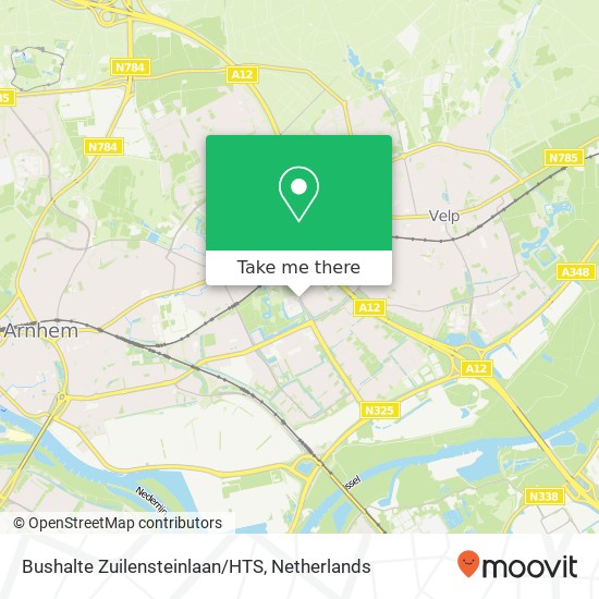 Bushalte Zuilensteinlaan/HTS map