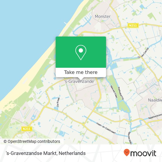 's-Gravenzandse Markt map