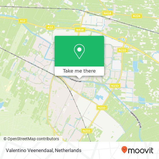 Valentino Veenendaal map