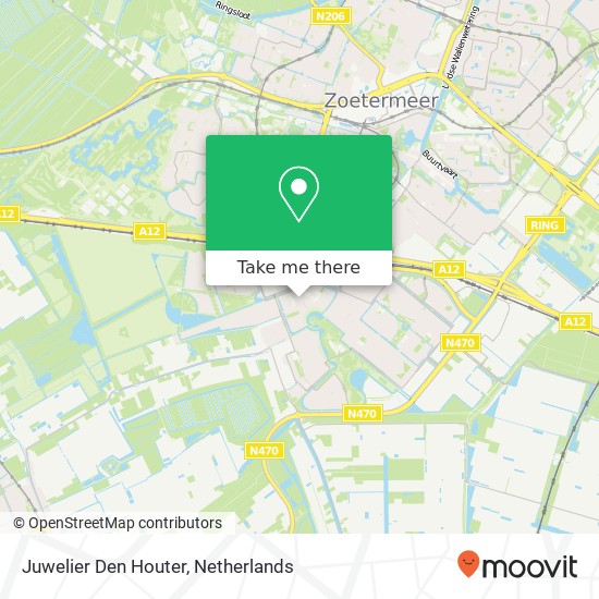 Juwelier Den Houter map