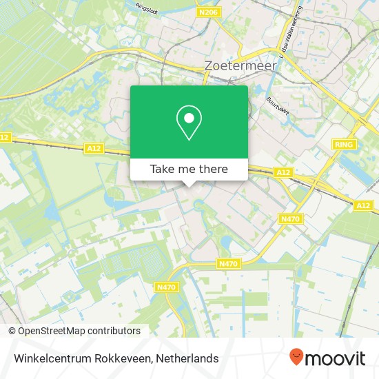 Winkelcentrum Rokkeveen map