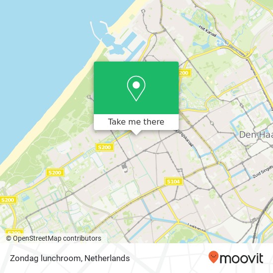 Zondag lunchroom map