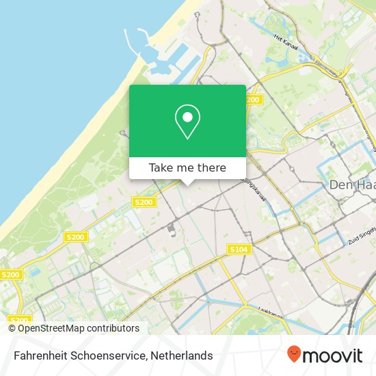 Fahrenheit Schoenservice map