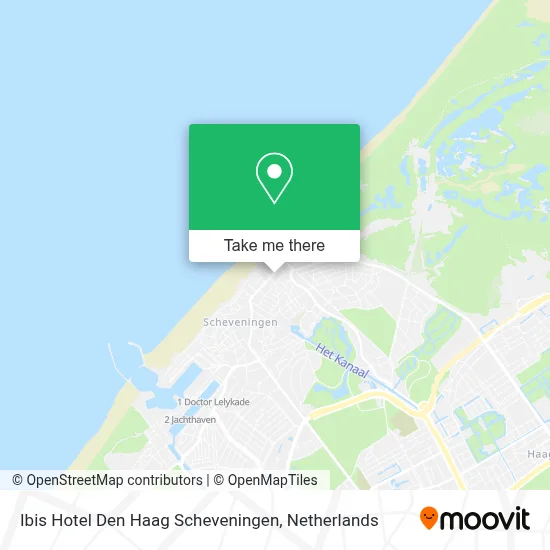 Ibis Hotel Den Haag Scheveningen map