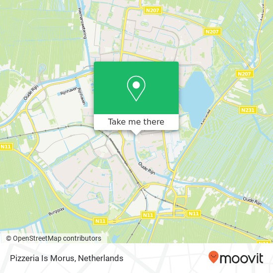 Pizzeria Is Morus map