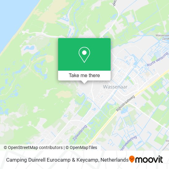 Camping Duinrell Eurocamp & Keycamp map