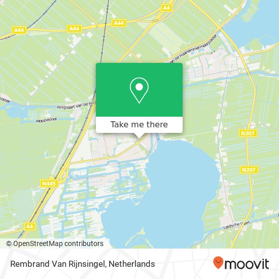 Rembrand Van Rijnsingel Karte