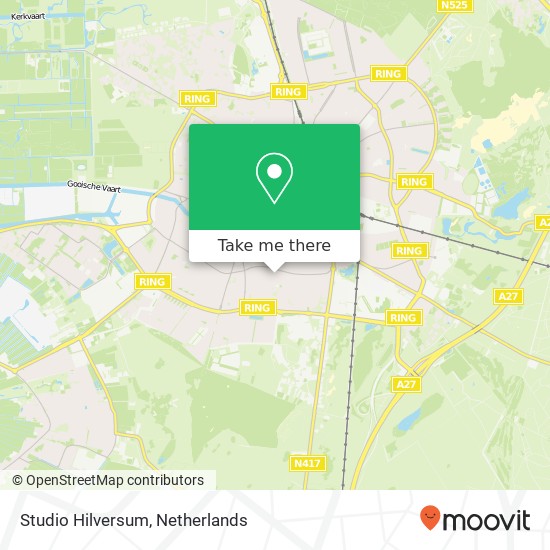 Studio Hilversum map