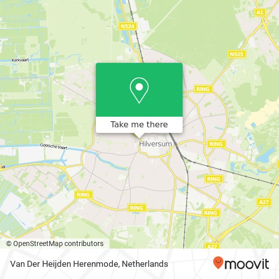 Van Der Heijden Herenmode map