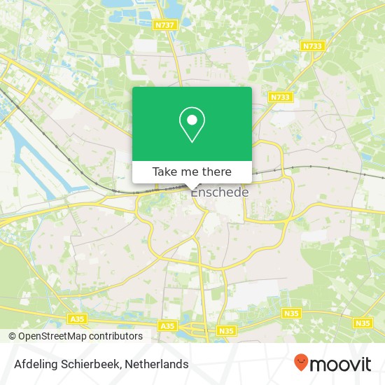 Afdeling Schierbeek map