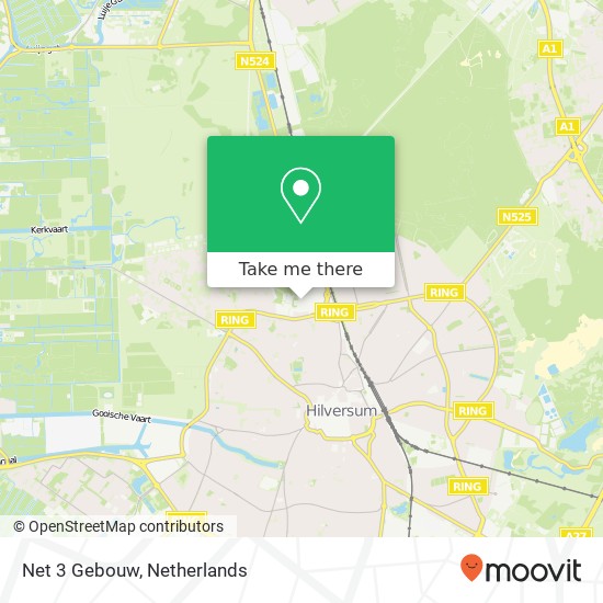 Net 3 Gebouw map