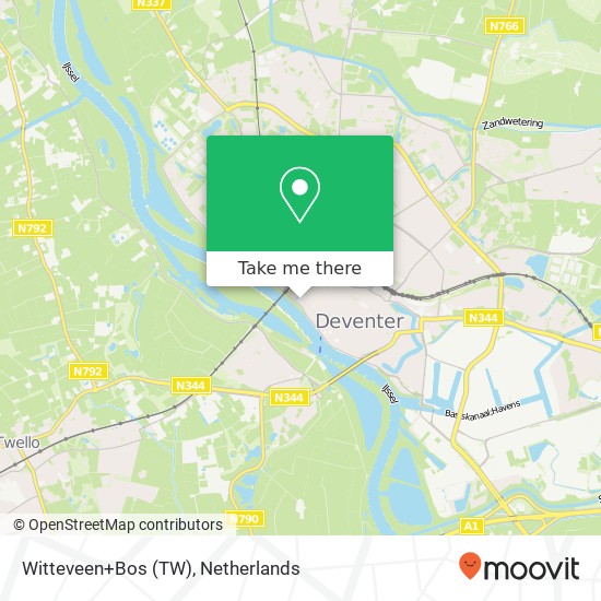 Witteveen+Bos (TW) map