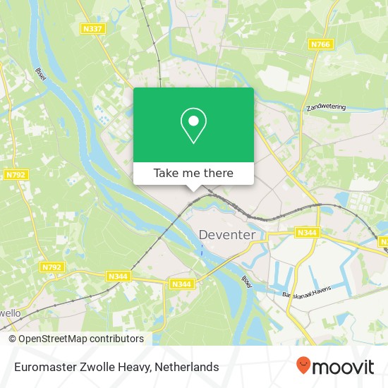 Euromaster Zwolle Heavy map