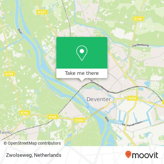 Zwolseweg map