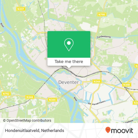 Hondenuitlaatveld Karte