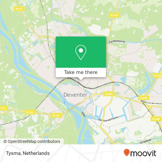 Tysma map