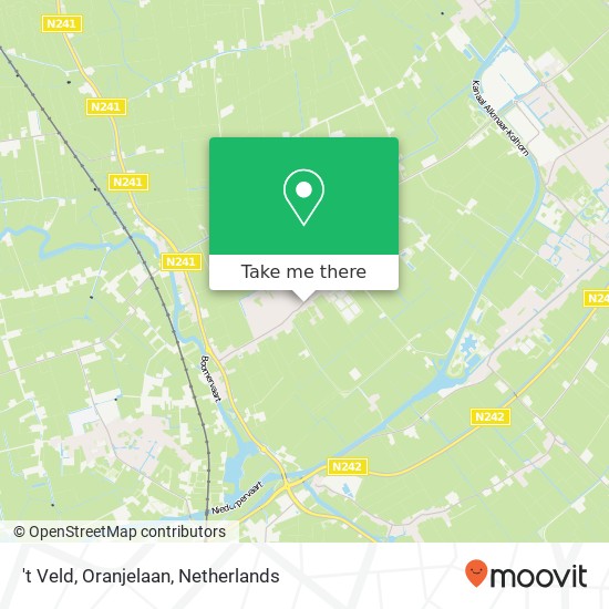 't Veld, Oranjelaan Karte