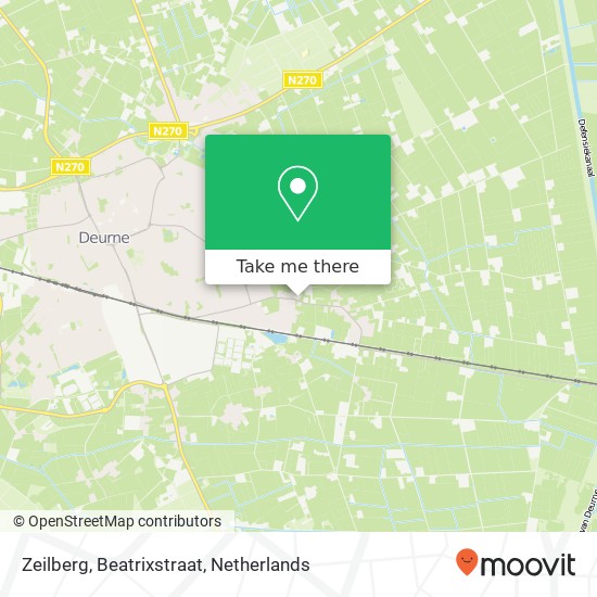 Zeilberg, Beatrixstraat map