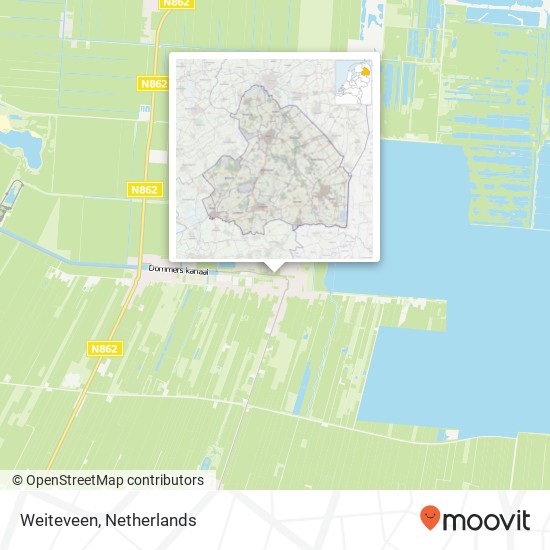 Weiteveen Karte