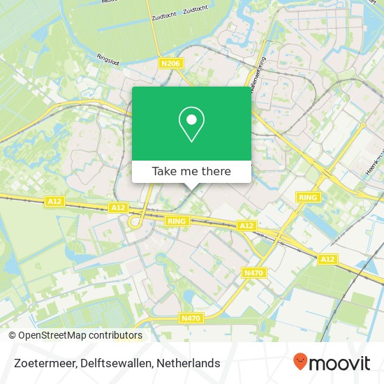 Zoetermeer, Delftsewallen map