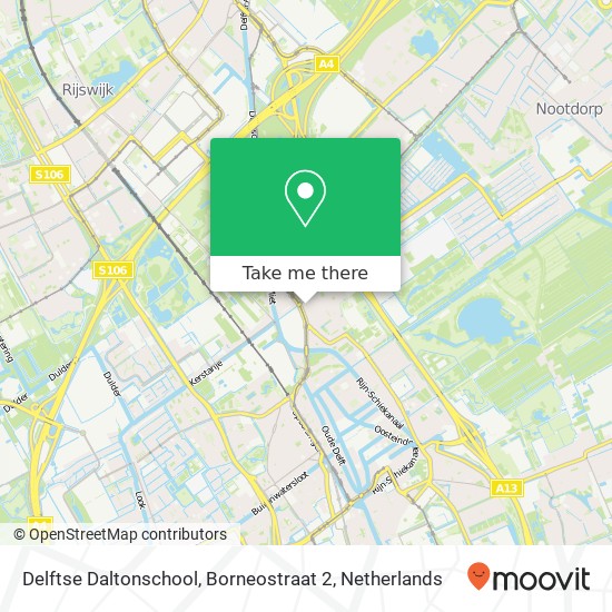 Delftse Daltonschool, Borneostraat 2 map