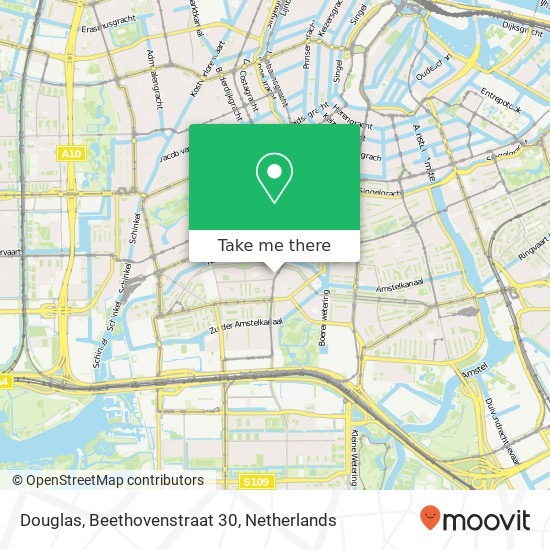 Douglas, Beethovenstraat 30 map