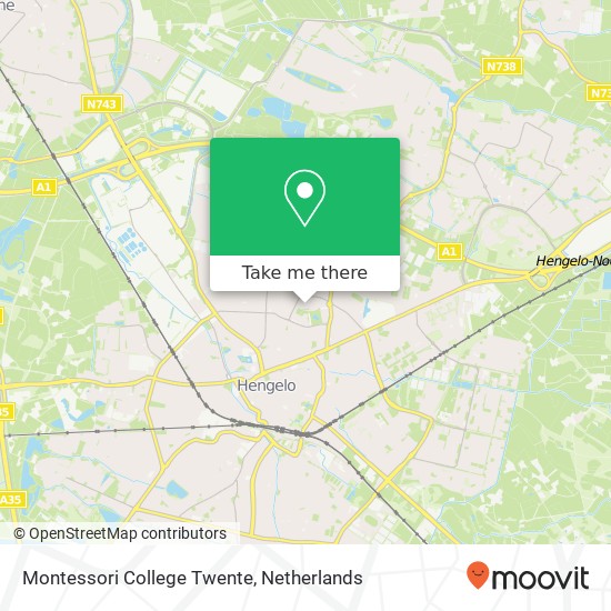 Montessori College Twente Karte