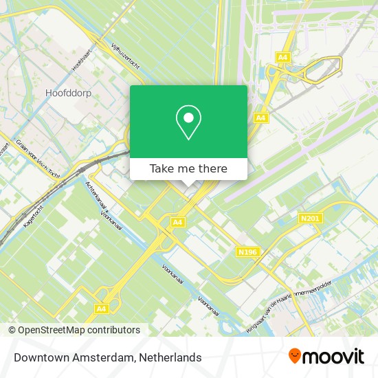 Downtown Amsterdam Karte