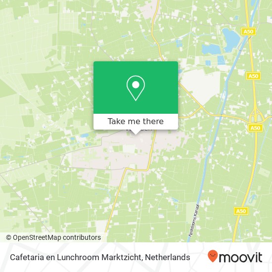 Cafetaria en Lunchroom Marktzicht map
