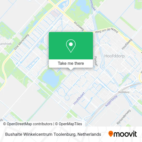 Bushalte Winkelcentrum Toolenburg map