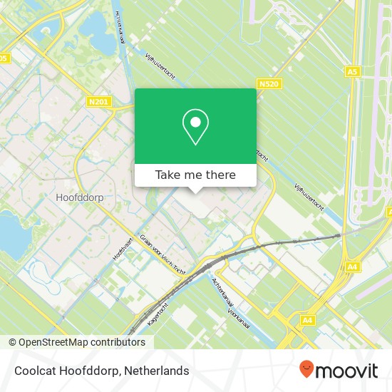 Coolcat Hoofddorp map