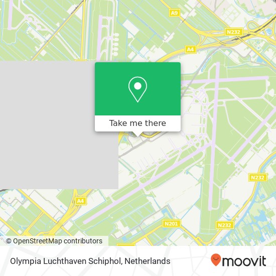 Olympia Luchthaven Schiphol map