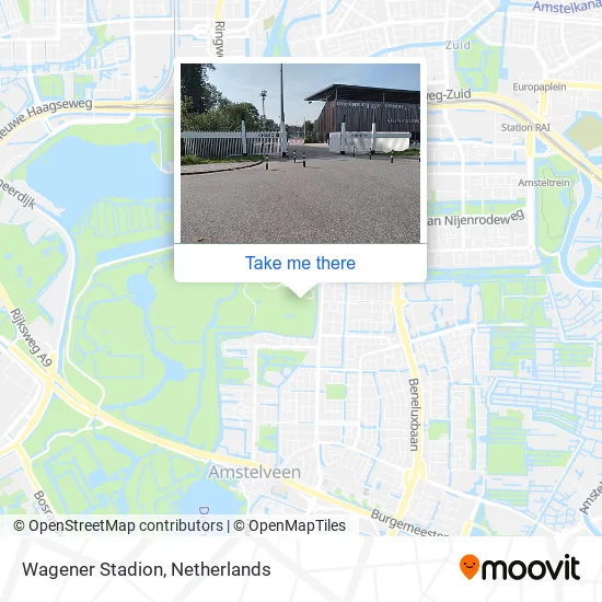 Wagener Stadion map