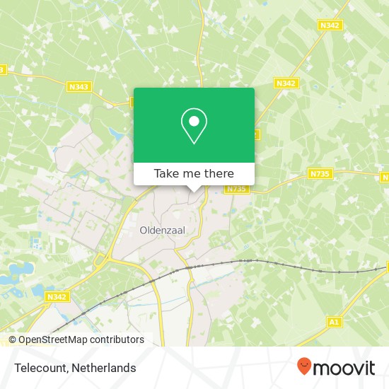 Telecount map