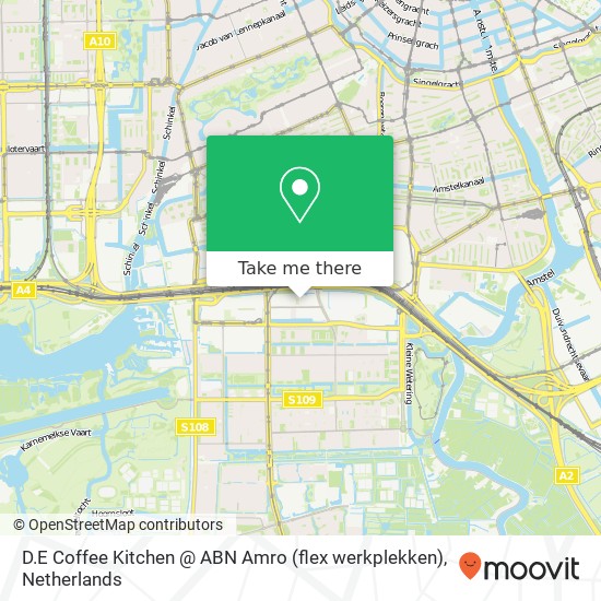 D.E Coffee Kitchen @ ABN Amro (flex werkplekken) map