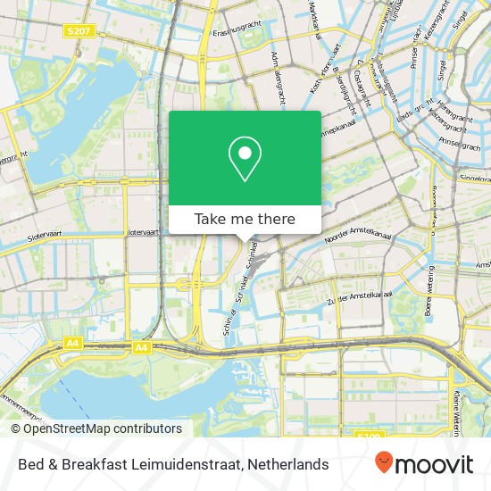 Bed & Breakfast Leimuidenstraat map