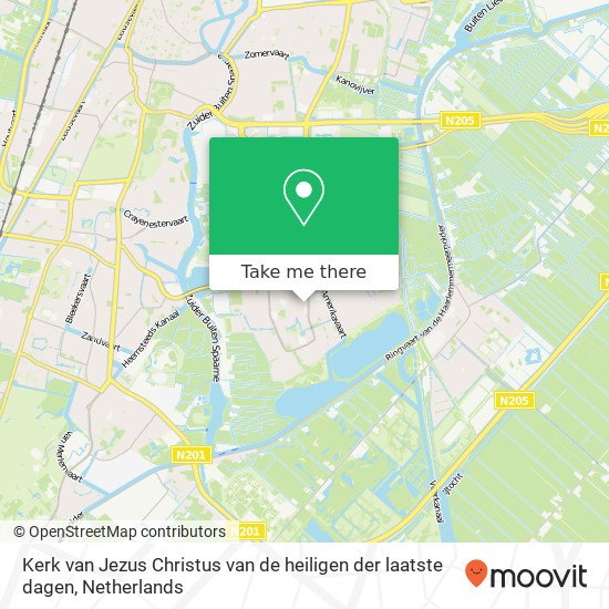 Kerk van Jezus Christus van de heiligen der laatste dagen Karte