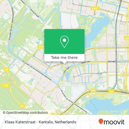 Klaas Katerstraat - Kentalis map
