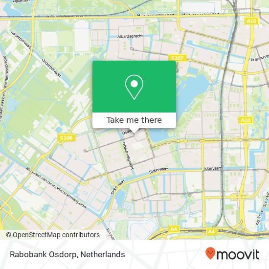 Rabobank Osdorp map