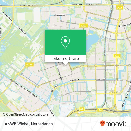 ANWB Winkel map