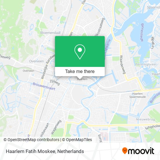 Haarlem Fatih Moskee map