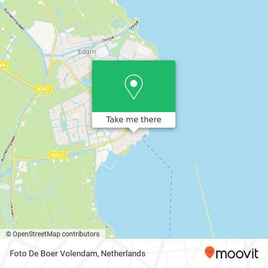 Foto De Boer Volendam map