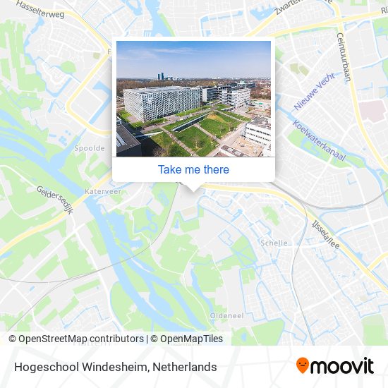 Hogeschool Windesheim map